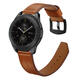 20mm 22mm Width Cow Leather Watch Band Strap Replacement for Samsung Galaxy Watch 42mm / Galaxy Watch 46mm