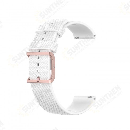 20mm Dot Pattern Silicone Smart Watch Band Replacement Strap For POLAR Ignite/Amazfit BIP/HuWatch GT 2 42MM