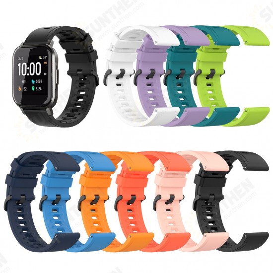 20mm Multi-color Silicone Smart Watch Band Replacement Strap For GTR / LS02