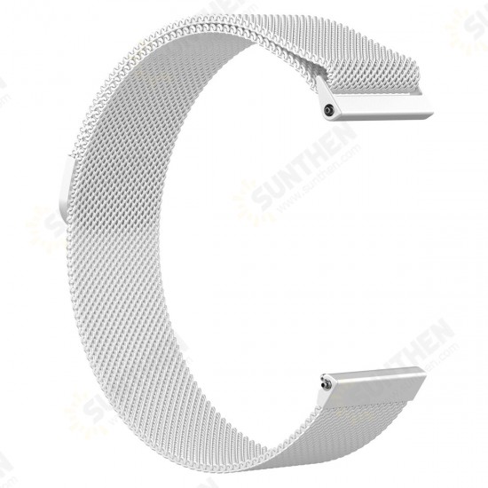 20mm Replacement Stainless Steel Wrist Watch Band Strap for Fitbit Versa