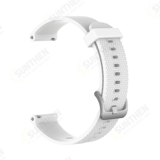 20mm Silicone Texture Multi-color Replacement Strap Smart Watch Band For POLAR Ignite