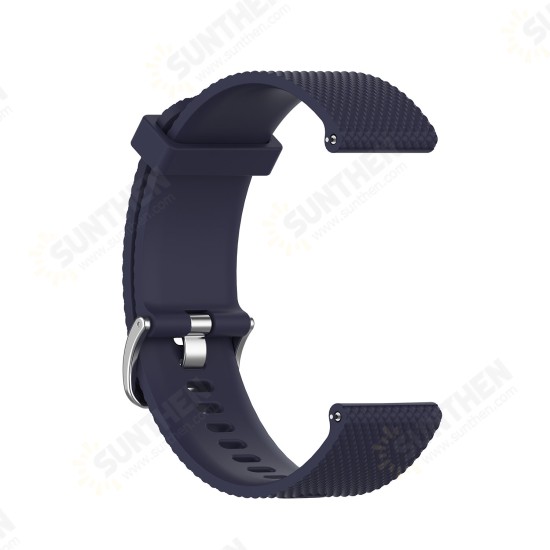 20mm Silicone Texture Multi-color Replacement Strap Smart Watch Band For POLAR Ignite