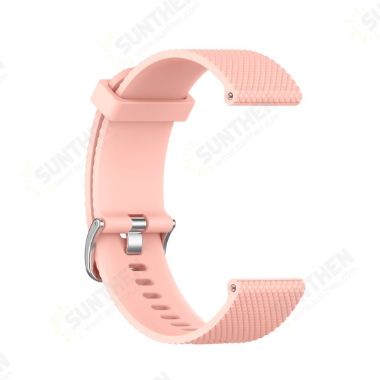 20mm Silicone Texture Multi-color Replacement Strap Smart Watch Band For POLAR Ignite