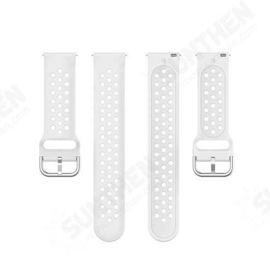 20mm Stomatal Silicone Smart Watch Band Replacement Strap For HuWatch GT2 42MM/Honor Magic Watch 2 42MM