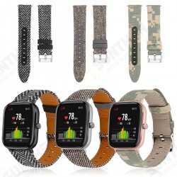 20mm Universal Nylon Camouflage Canvas Watch Band for Amazfit GTS Samsung Galaxy 42/46/Active 20mm Universal Nylon Camouflage Canvas Watch Band for Amazfit GTS Samsung Galaxy 42/46/Active