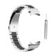 20mm Universal Stainless Steel Watch Band Strap Replacement for Samsung Galaxy Watch 4 40MM/44MM