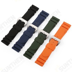 22/24mm Width Universal Pure Soft Rubber Watch Band Strap Replacement for Samsung Galaxy Watch 3 41mm / Gear S3 / Honor Magic / Vivoactive 4 22/24mm Width Universal Pure Soft Rubber Watch Band Strap Replacement for Samsung Galaxy Watch 3 41mm / Gear S3 / Honor Magic / Vivoactive 4