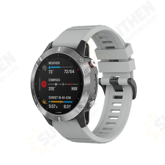 22MM Universal Silicone Watch Band for Garmin Fenix 6 Fenix 5 Smart Watch 22MM Universal Silicone Watch Band for Garmin Fenix 6 Fenix 5 Smart Watch