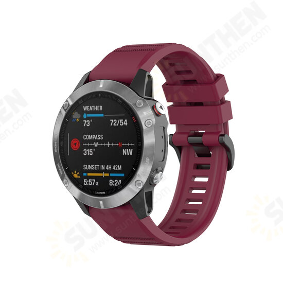 22MM Universal Silicone Watch Band for Garmin Fenix 6 Fenix 5 Smart Watch 22MM Universal Silicone Watch Band for Garmin Fenix 6 Fenix 5 Smart Watch