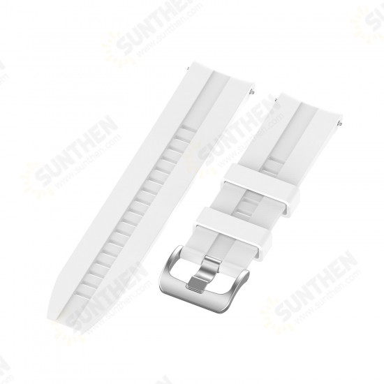 22mm Checked Elegant Silicone Strap Smart Watch Band For Xiaomi Solar Non-original