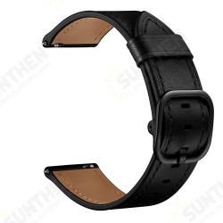 22mm First Layer Genuine Leather Replacement Strap Smart Watch Band for HuWatch GT1/2/2e 46MM