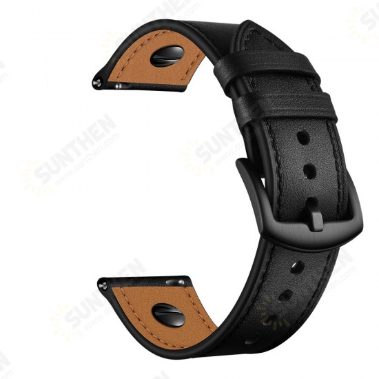 22mm Genuine Leather Replacement Strap Smart Watch Band For HuWatch GT2 46MM 22mm Genuine Leather Replacement Strap Smart Watch Band For HuWatch GT2 46MM