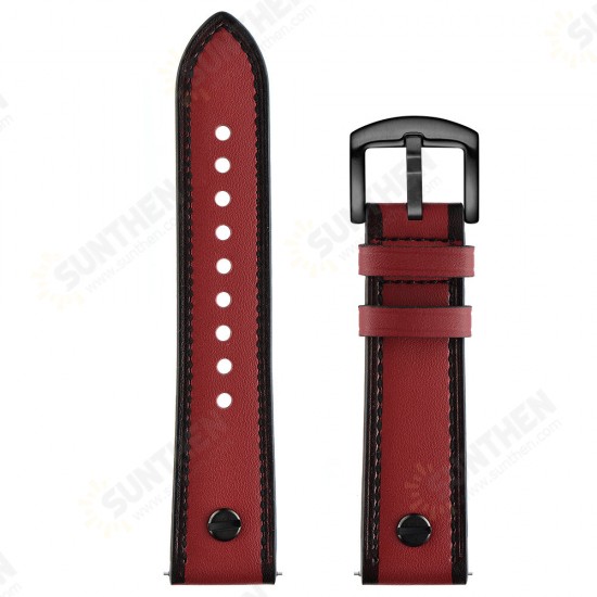 22mm Genuine Leather Replacement Strap Smart Watch Band For HuWatch GT2 46MM 22mm Genuine Leather Replacement Strap Smart Watch Band For HuWatch GT2 46MM