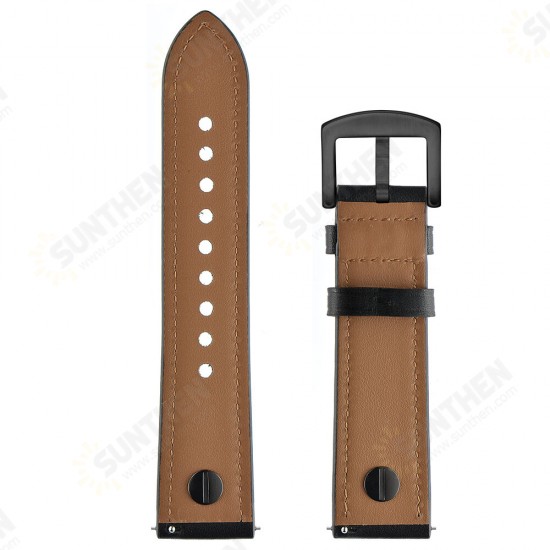 22mm Genuine Leather Replacement Strap Smart Watch Band For HuWatch GT2 46MM 22mm Genuine Leather Replacement Strap Smart Watch Band For HuWatch GT2 46MM