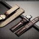 22mm Genuine Leather Strap Replacement Alligator Grain Watch Band
