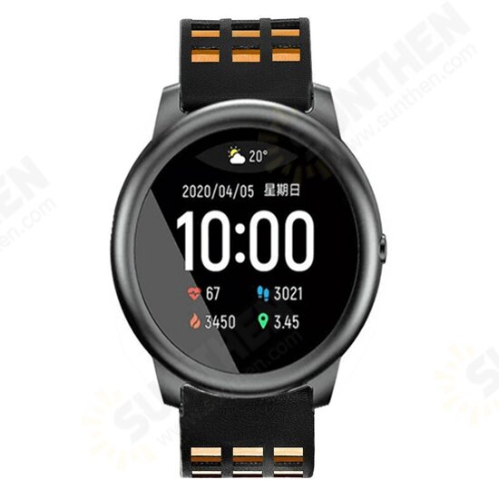 22mm Genuine Leather Strap Smart Watch Band For Xiaomi Solar Non-original