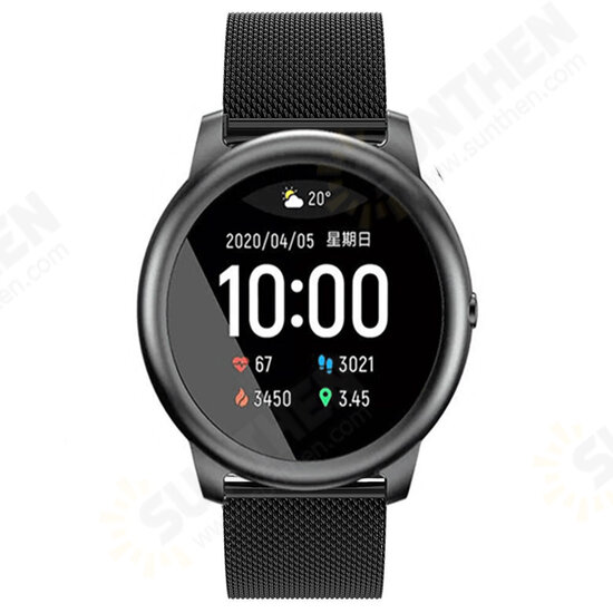 22mm Mesh Watch Band Watch Strap for Solar/ HuWatch GT/ Xiaomi Watch Color/ BW-HL3 BW-AT1/ Amazfit GTR 47MM Non-original