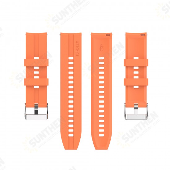 22mm Multi-color Silicone Replacement Strap Smart Watch Band For HuWatch GT2 46MM/GT2 Pro