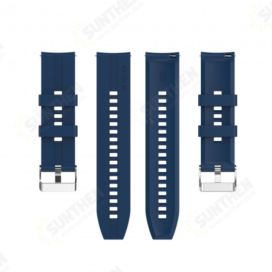 22mm Multi-color Silicone Replacement Strap Smart Watch Band For HuWatch GT2 46MM/GT2 Pro