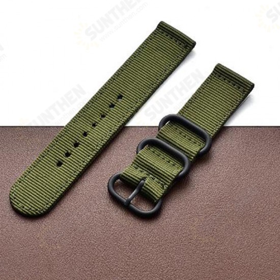 22mm Nylon Smart Watch Band Replacement Strap For Solar Xiaomi Solar Non-original