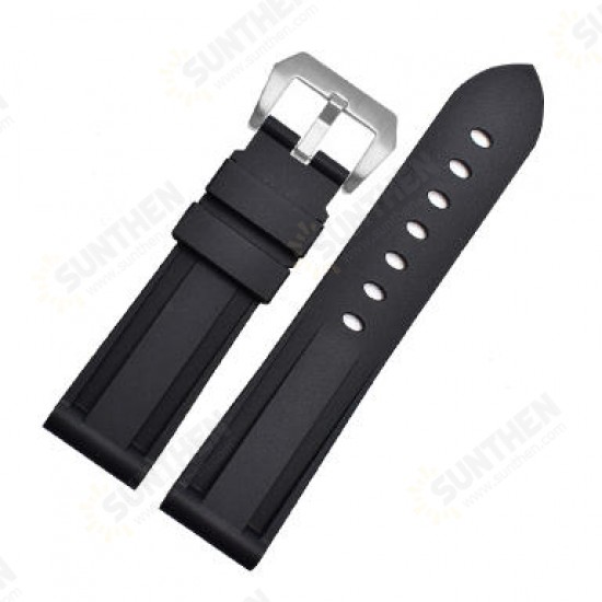 22mm Replacement Durable Silicone Metal Buckle Watch Band Strap for HuWatch GT Magic Smart Watch 22mm Replacement Durable Silicone Metal Buckle Watch Band Strap for HuWatch GT Magic Smart Watch
