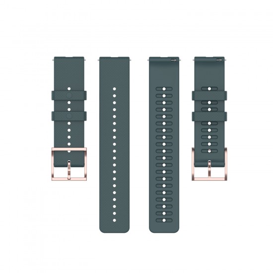22mm Silicone Dot Pattern Smart Watch Band Replacement Strap For Ticwatch pro2020/Ticwatch GTX