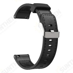 22mm Silicone Leather Replacement Strap Smart Watch Band For HuGT 2 46MM/Honor Magic 2 46MM 22mm Silicone Leather Replacement Strap Smart Watch Band For HuGT 2 46MM/Honor Magic 2 46MM