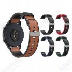22mm Silicone Leather Replacement Strap Smart Watch Band For HuGT 2 46MM/Honor Magic 2 46MM 22mm Silicone Leather Replacement Strap Smart Watch Band For HuGT 2 46MM/Honor Magic 2 46MM