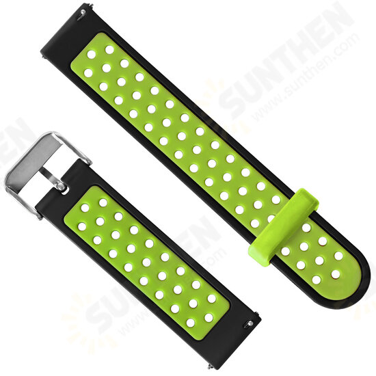 22mm Silicone Stomata Smart Watch Band Replacement Strap For Xiaomi Watch Color 22mm Silicone Stomata Smart Watch Band Replacement Strap For Xiaomi Watch Color