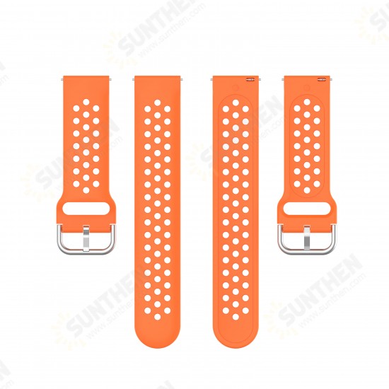 22mm Stomatal Silicone Smart Watch Band Replacement Strap For HuWatch GT2 46MM/Honor Magic Watch 2 46MM 22mm Stomatal Silicone Smart Watch Band Replacement Strap For HuWatch GT2 46MM/Honor Magic Watch 2 46MM