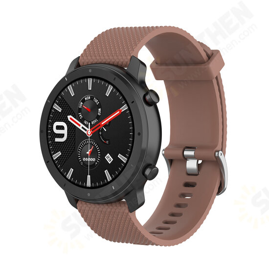 22mm Texture Silicone Replacement Strap Smart Watch Band For Amazfit GTR 47MM 22mm Texture Silicone Replacement Strap Smart Watch Band For Amazfit GTR 47MM