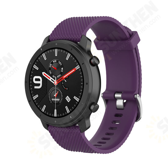 22mm Texture Silicone Replacement Strap Smart Watch Band For Amazfit GTR 47MM 22mm Texture Silicone Replacement Strap Smart Watch Band For Amazfit GTR 47MM