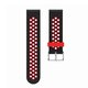 22mm Two-color Breathable Pin Buckle Silicone Smart Watch Band Replacement Strap For Xiaomi Solar Non-original