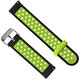 22mm Two-color Breathable Pin Buckle Silicone Smart Watch Band Replacement Strap For Xiaomi Solar Non-original