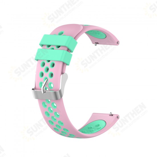 22mm Two-color Buckle Strap Stoma Silicone Replacement Strap For Amazfit GTR 47MM 22mm Two-color Buckle Strap Stoma Silicone Replacement Strap For Amazfit GTR 47MM