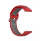 22mm Two-color Buckle Strap Stoma Silicone Replacement Strap For HuWatch GT2 46MM