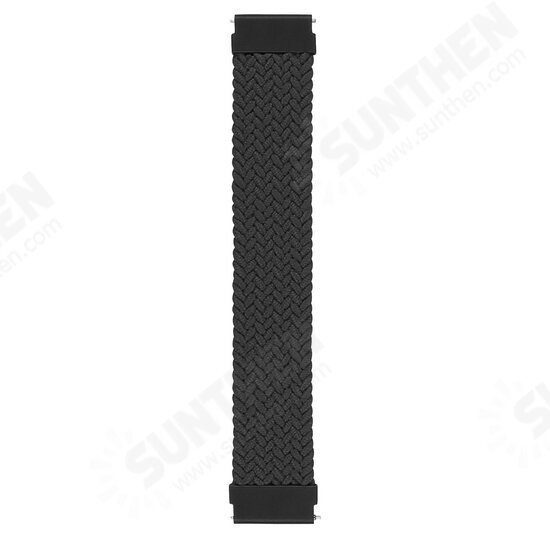 22mm Universal Nylon Braided Replacement Strap Smart Watch Band For Samsung Galaxy Watch 3 45MM/Samsung Galaxy Watch 46MM 22mm Universal Nylon Braided Replacement Strap Smart Watch Band For Samsung Galaxy Watch 3 45MM/Samsung Galaxy Watch 46MM