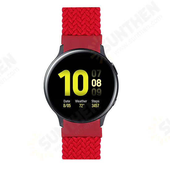 22mm Universal Nylon Braided Replacement Strap Smart Watch Band For Samsung Galaxy Watch 3 45MM/Samsung Galaxy Watch 46MM 22mm Universal Nylon Braided Replacement Strap Smart Watch Band For Samsung Galaxy Watch 3 45MM/Samsung Galaxy Watch 46MM