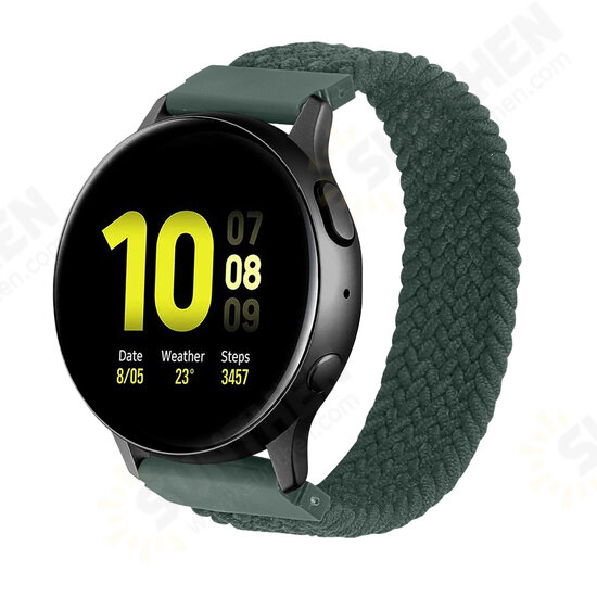 22mm Universal Nylon Braided Replacement Strap Smart Watch Band For Samsung Galaxy Watch 3 45MM/Samsung Galaxy Watch 46MM 22mm Universal Nylon Braided Replacement Strap Smart Watch Band For Samsung Galaxy Watch 3 45MM/Samsung Galaxy Watch 46MM
