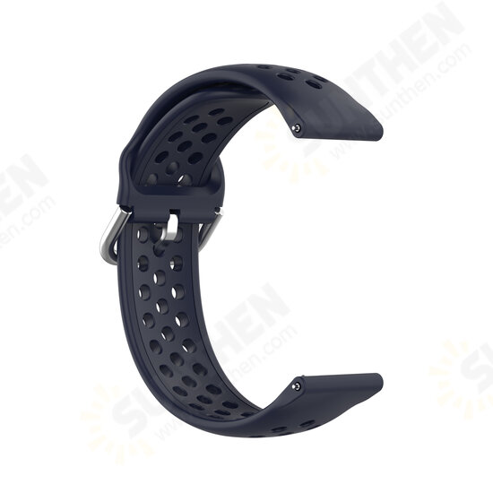 22mm Universal Pure Color Watch Band Silicone Watch Strap Replacement for Solar / HuWatch GT / Xiaomi Watch Color Non-original 22mm Universal Pure Color Watch Band Silicone Watch Strap Replacement for Solar / HuWatch GT / Xiaomi Watch Color Non-original