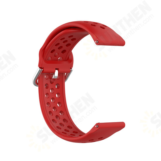 22mm Universal Pure Color Watch Band Silicone Watch Strap Replacement for Solar / HuWatch GT / Xiaomi Watch Color Non-original 22mm Universal Pure Color Watch Band Silicone Watch Strap Replacement for Solar / HuWatch GT / Xiaomi Watch Color Non-original