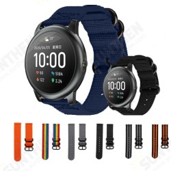 22mm Universal Replacement Nylon Braided Watch Band Strap for Solar LS05 Watch 22mm Universal Replacement Nylon Braided Watch Band Strap for Solar LS05 Watch