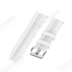 22mm Universal Watch Band Cros Grain Watch Strap for Solar/ HuWatch GT/ Xiaomi Watch Color/ BW-HL3 BW-AT1/ Amazfit GTR 47MM Non-original