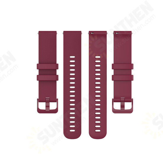 22mm Universal Watch Band Texture Watch Strap for Solar/ HuWatch GT/ Xiaomi Watch Color/ BW-HL3 BW-AT1/ Amazfit GTR 47MM Non-original