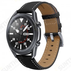 22mm Width Casual Sports Genuine Leather Watch Band Strap Replacement for Samsung Galaxy Watch3 45mm 22mm Width Casual Sports Genuine Leather Watch Band Strap Replacement for Samsung Galaxy Watch3 45mm