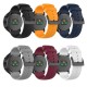24mm Twill Silicone Replacement Strap Smart Watch Band for Sunnto 9