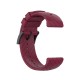 24mm Twill Silicone Replacement Strap Smart Watch Band for Sunnto 9