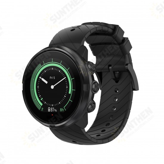 24mm Twill Silicone Replacement Strap Smart Watch Band for Sunnto 9