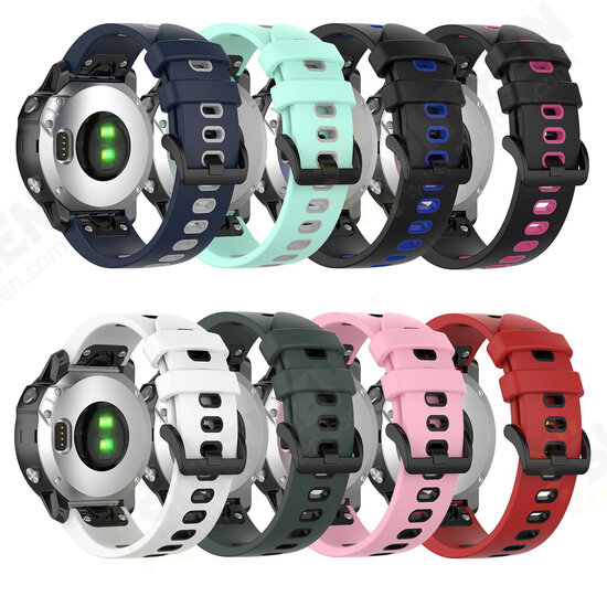 26MM Colorful Watch Strap for Garmin Fenix 6X Smart Watch