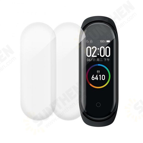 2PCS Anti-Scratch PMMA + PET 3D Arc Edge Full Coverage Watch Screen Protector Film for Xiaomi Mi band 5 Bracelet 2PCS Anti-Scratch PMMA + PET 3D Arc Edge Full Coverage Watch Screen Protector Film for Xiaomi Mi band 5 Bracelet